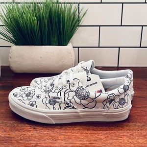 VANS Era Shoes with U-Color Floral Canvas